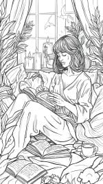 coloring book stress relief