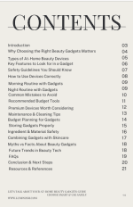 beauty gadget guide