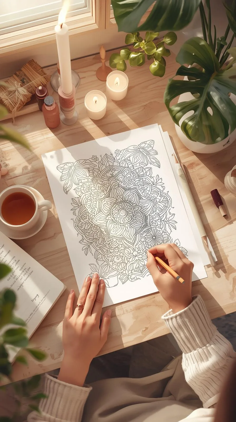 coloring for relaxation