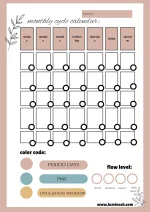 menstrual cycle planner